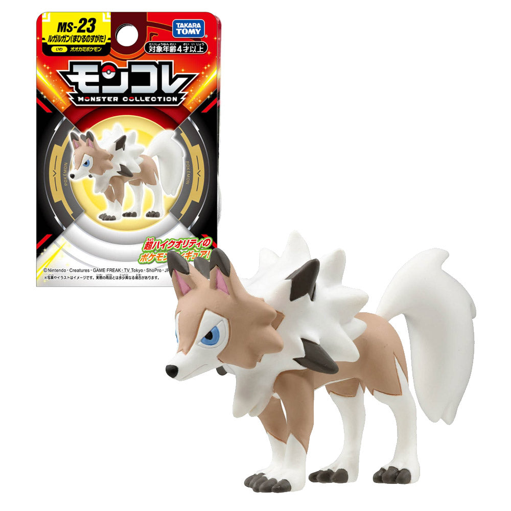 POKEMON MONCOLLE LYCANROC MS-23 | TAKARA TOMY POKEMON MONCOLLE LYCANROC MS-23 | TAKARA TOMY